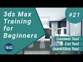 Connect Cut and QuickSlice Tool 3ds Max Training for Beginners