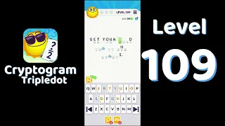 Cryptogram Tripledot Level 109 Answer SolutionGuruji