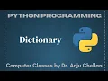 Python - Dictionary One-Shot Computer Classes by Dr Anju Chellani