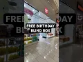 MINISO has FREE birt ay blind boxes