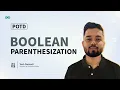POTD - 2024 Boolean Parenthesization Problem of the Day GeeksforGeeks