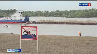 Омские спасатели провели учения на воде