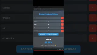 Watch Me Build a Grade Calculator Live