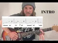 Fu Manchu - Eatin' Dust full guitar lesson tutorial + TAB