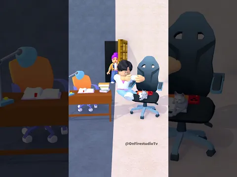 Home Work Vs Gaming 😂  #roblox #robloxanimation #kpop