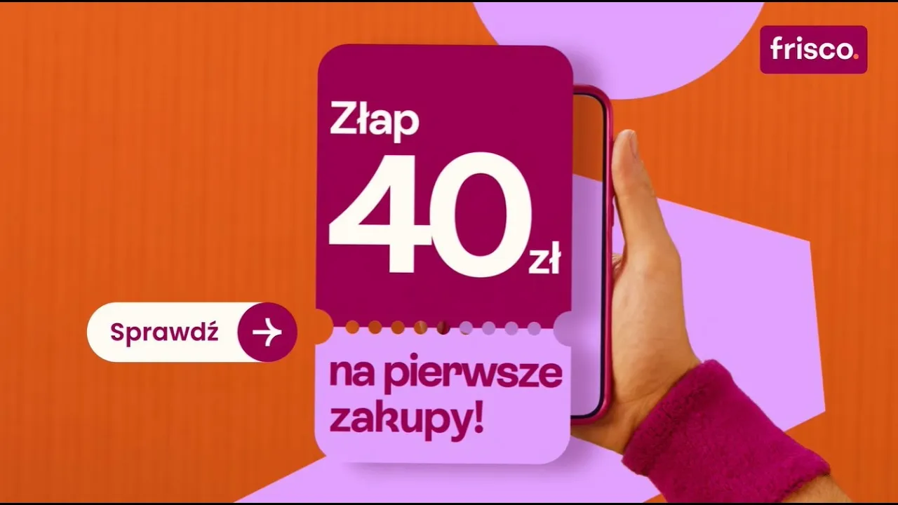 FriscoPL — Frisco - 40 zł na pierwsze zakupy z FriscoCoach (YouTube video ad)