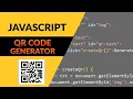 How to generate QR code using javascript