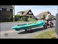 I made a SUP paddleboard bike trolley for an Ebike
