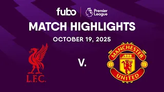 Liverpool FC Vs Manchester United PREMIER LEAGUE HIGHLIGHTS Week 8 Fubo Canada 