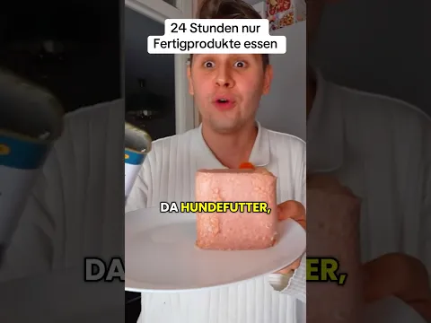 24 Stunden nur Fertigprodukte essen😨