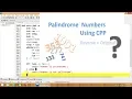 c program to check for palindrome numbers cpp programming tutorial