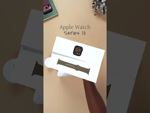 Unboxing the new Apple Watch Series 12. This new bronze color is👌🏾🔥 #applewatchseries12 #unboxing