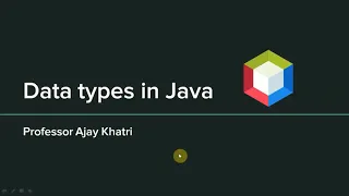 Primitive Data Types in Java Hindi Java Tutorial
