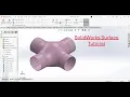 SolidWorks Surface Modeling for Beginners Loft Trim and Fill Surface Tutorial for Beginners