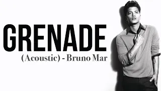 bruno mars grenade acoustic full hd lyrics