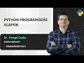 Python programozas alapjai tanfolyam - kepzesbemutato