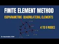 Shape Functions in FEM From 4 Nodes to 9 Nodes Step-by-Step