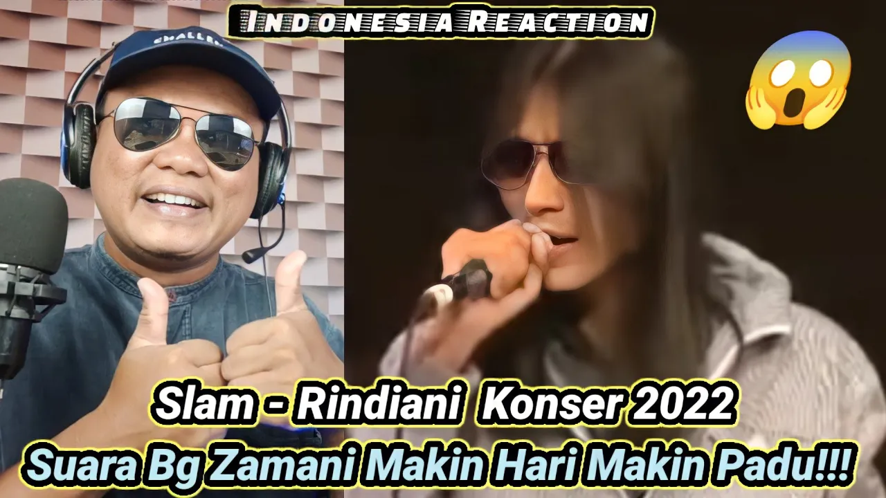 🇮🇩Indonesia Reaction Slam - Rindiani |Konser Mentari Muncul Lagi 2022|tak pernah habis di makan usia