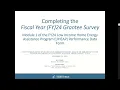 LIHEAP Performance Data Form - Module 1 Grantee Survey