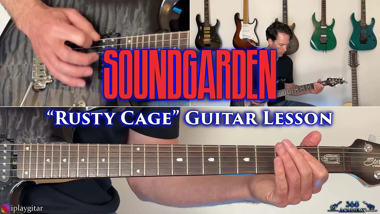 Soundgarden - Rusty Cage Guitar Lesson