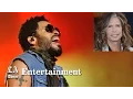 Lenny Kravitz splits pants in a wardrobe malfunction Steven Tyler reacts