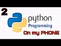 Run python on Android phone 2 Python Program to Add Two Numbers - Python Programming Qpython OL