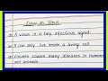 Essay writing on Virus 10 Lines on Virus 10 Lines Essay writing on Virus