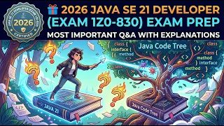 Java SE 21 Developer 1Z0 830 2026 Exam Prep Section 1 Java Fundamentals Program Flow FREE Stu