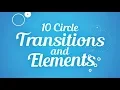 Circle Transitions and Elements free AE template