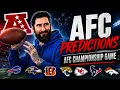 2026 AFC Predictions Final Standings Playoff Teams AFC Championship Game Pick