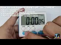 Tgadget Digital Timer Setting Mute Unmute and Count up to Timer