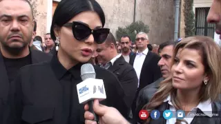 هيفاء وهبي في وداع الأسطورة صباح Haifa 