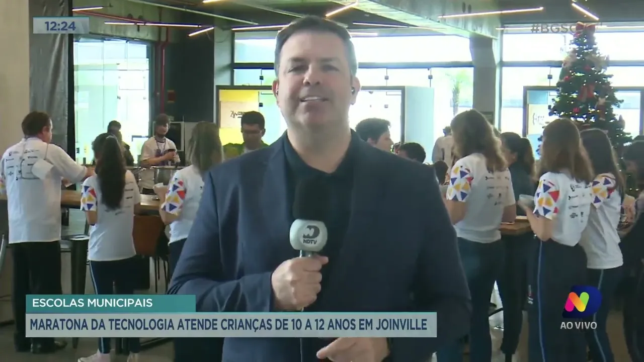 Maratona de tecnologia oferece projeto para estudantes da escola pública municipal