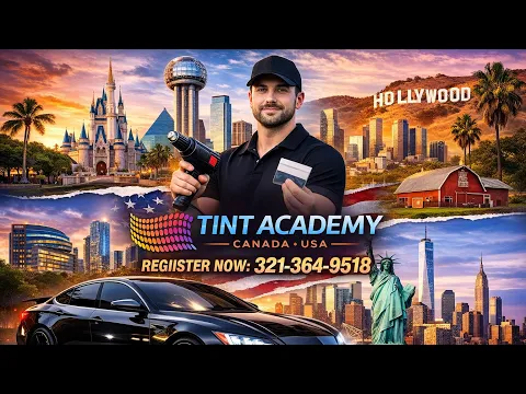 Window Tint & Paint Protection Film (PPF) Certification Course – USA | Tint Academy
