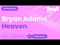 Download Lagu Bryan Adams - Heaven (Karaoke Piano)