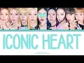 Hearts2Hearts - ICONIC HEART // You as a Member // KARAOKE // (9 Members Ver.) Color Coded Lyrics