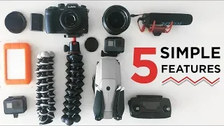 top 5 camera to make cinematic video 2019