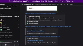 CircuitPython Weekly Meeting for May 5 2025 circuitpython