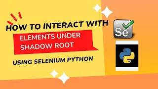 Interacting with web elements under ShadowRoot using python selenium