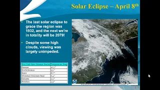 Skywarn Recognition Day - Burlington Year in Review