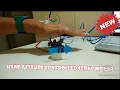 Hand gesture controlled servo motor