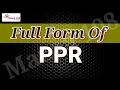 PPR full form full form PPR PPR Means PPR Stands for Meaning of PPR PPR Ka Full Form M1