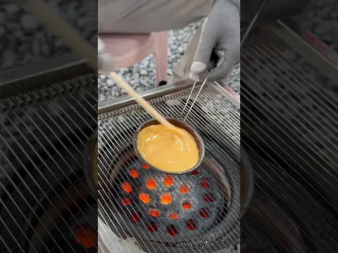 요즘 보기 힘든? 연탄불 달고나 / Old School Korean Dalgona