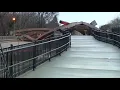 Hickory NC bridge collapse Wooden arches destroyed during storm
