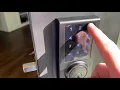 Amazon Basics Grade 3 Electronic Touchscreen Deadbolt Door Lock with Passage Lever - Matte Black
