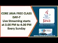 Free Java Weekly Class Mastering Java Live DAY-7