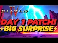 Diablo 4 - DAY 1 Patch OUT CHANGES Surprise TODAY