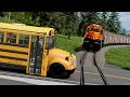 School Bus Accidents 3 BeamNG drive