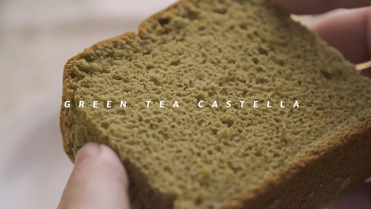   : Green Tea Castella (Matcha Castella)   Honeykki 