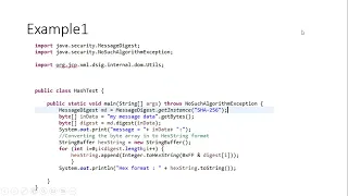Java Cryptography Part1